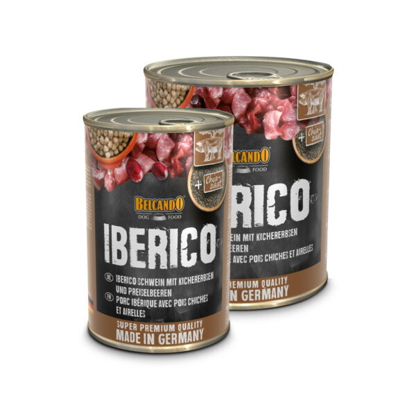 Belcando Iberico- possua kikherneitä ja puolukoita